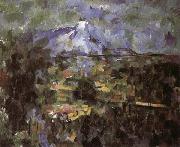 Mont Sainte-Victoire,Seen from Les Lauves Paul Cezanne